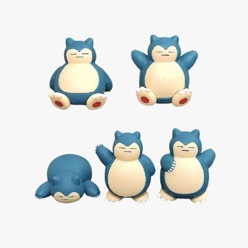 Set Figuras Pokémon Snorlax Nuevas 