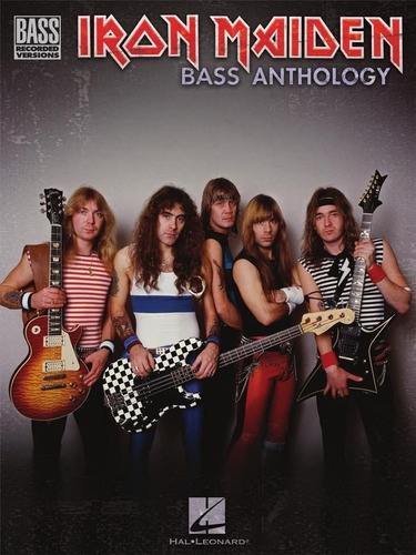 Libro:  Iron Maiden Bass Anthology (bass Recorded Versions)