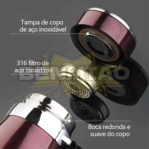 Termo Café 1l Acero Inox Doble Pared Portátil