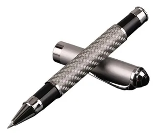 Bolígrafo Lapicero Para Firma Tinta Gel De Fibra De Carbono
