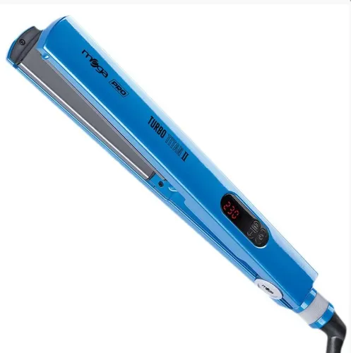 Planchita de pelo Mega Profissional Pro Turbo Titan II AT820D azul