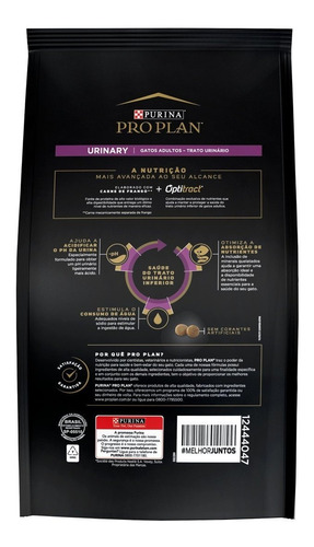 Imagem 5 de 10 de Nestlé Purina Pro Plan Trato Urinário Frango 3kg