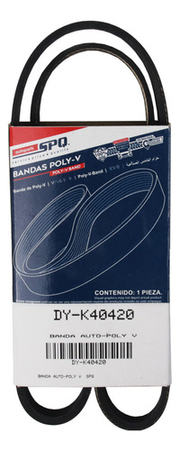 Banda Auto-poly V H100 06-13 Guías: 4 Longitud: 42 Pulgadas