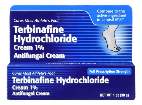 Crema Antihongos Terbinafina Hidroclorida 1%, 1 Onza, 3.5167
