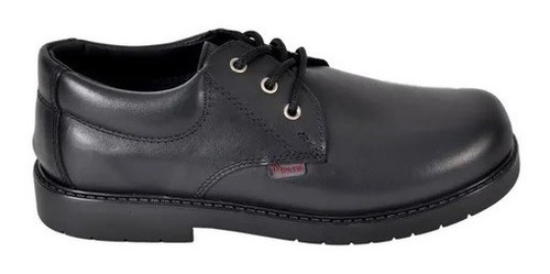 Zapato Marcel 201 Cuero Unisex Negro Colegial Escolar