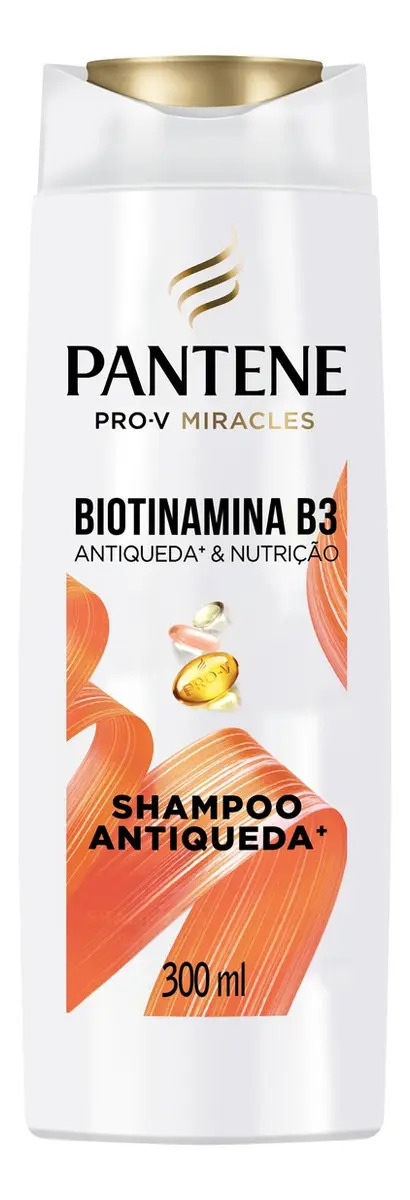 Shampoo Pantene PRO-V Miracles Antiqueda & Nutrição Biotinamina B3 300ml