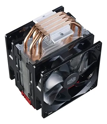Cooler Hyper 212 Turbo LED Vermelho Red Cover Cooler Master