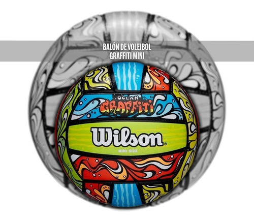 Balón De Voleibol Wilson Pelota De Volleyball Graffiti Mini