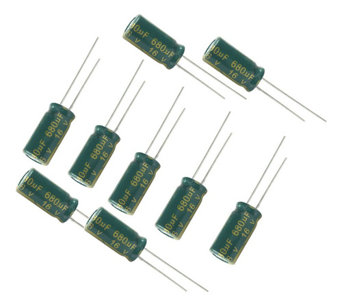 680uf 16v 8x12 +/-20% -40 A +221.0f 50 Condensadores Electro