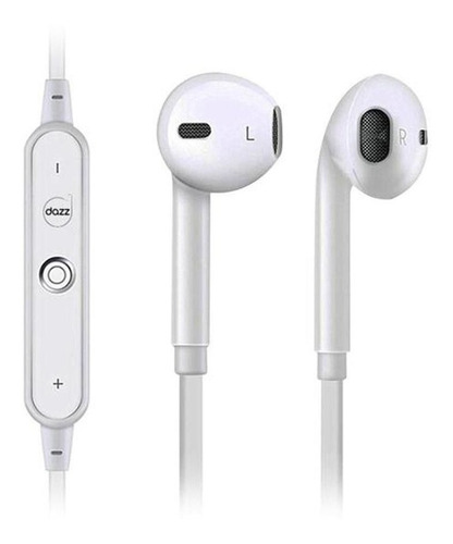 Fone De Ouvido Bluetooth Dazz Sound Intra-auricular Branco 