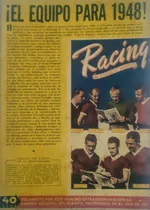 Comprar Revista Racing 232 Central 2 Racing 0 ,lamina Racing 1947
