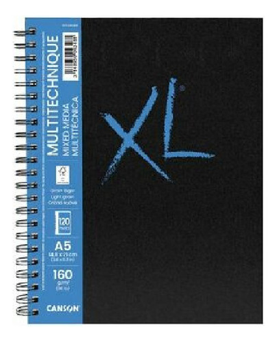 Canson Cuaderno Mixed Media Multitecnicas A5 160 Grs 60 Hjs