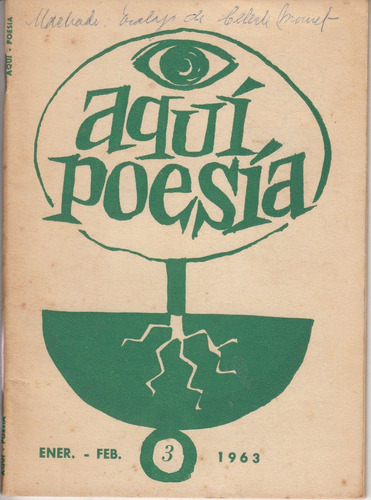 Aqui Poesia Nº 3 Uruguay 1963 Osvaldo Pol Berenguer Fierro 