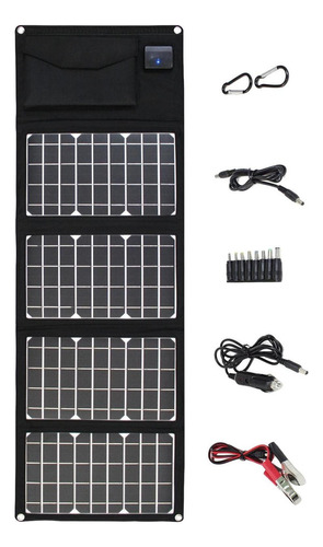 Anriy Cargador Solar Plegable Para Exteriores, De Carga,