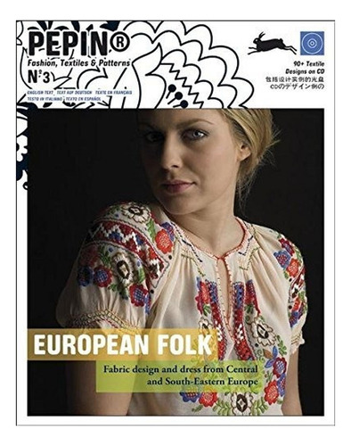 European Folk Fashion,textil,patt. 3 (inc.cd Rom)