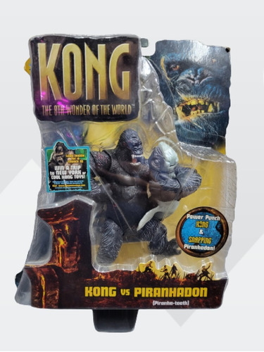 Figura Kong Vs Piranhadon De Playmates Año 2005