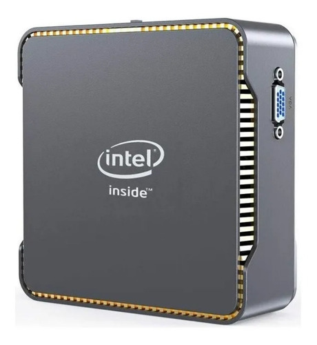 Mini PC Intel NUC Quad Core com Windows 11 Pro 11,  Intel Celeron N5105, memória RAM de  16GB - 110V/220V cor cinza