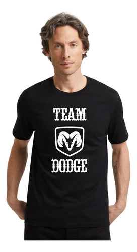 Remera Dodge Team - Algodón - Unisex - Diseño Estampado 