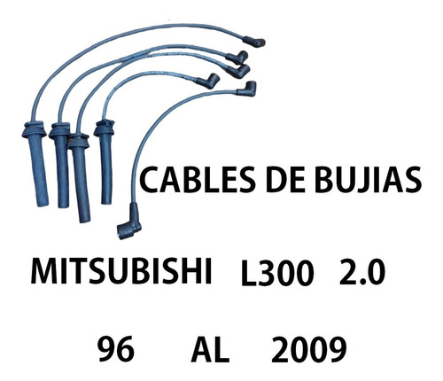 Juego Cables Bujia Mitsubishi Lancer 1.6  16v 96 - 2010 L300