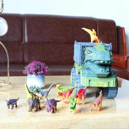 Niños Grandes Dinosaurio Triceratops Dinosaurios Verde