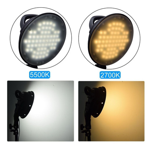 Kit Estúdio Iluminador Led Circular 126 Softbox 50x70cm 600w