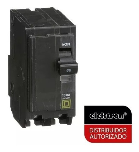 Interruptor Termomagético 2p 60a Qo260 Schneider