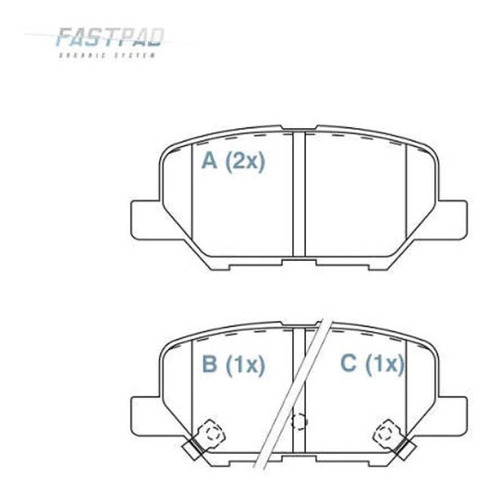 Pastilha De Freio Ceramica Traseira Mitsubishi Asx