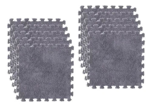 comprar 10x Alfombras De Cuadrados Entrelazados, Alfombras De Felpa
