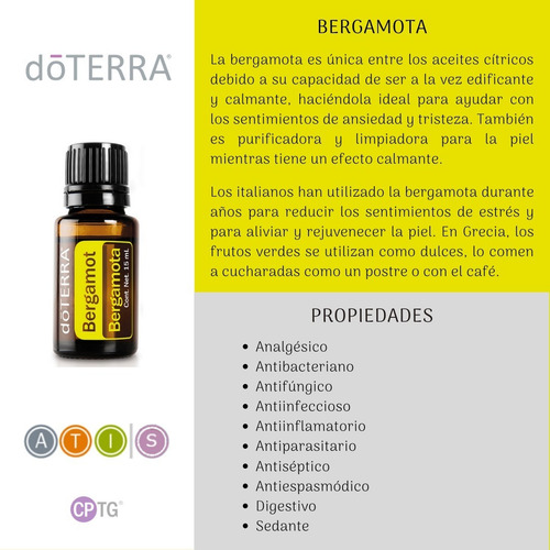 pix Aceite Esencial De Bergamota Doterra doterra bergamota aceite esencial