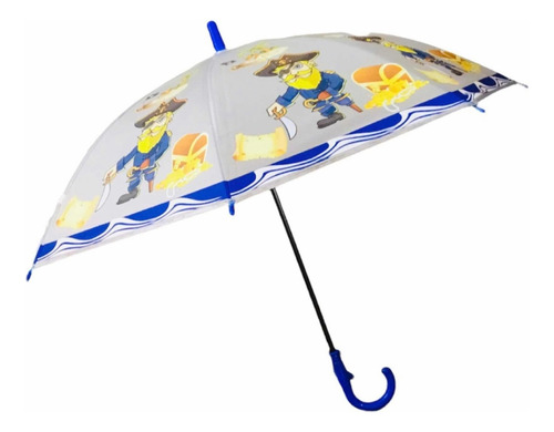 Paraguas Importado Diseño Pirata Para Niños