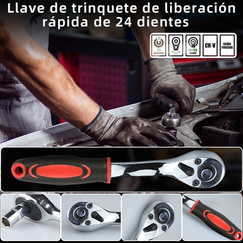 * Juego De Herramientas Reparación De Automóviles 46 Piezas