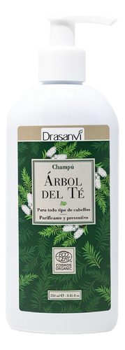 Shampoo Orgánico Árbol De Té Y Aloe Vera - 500 Ml