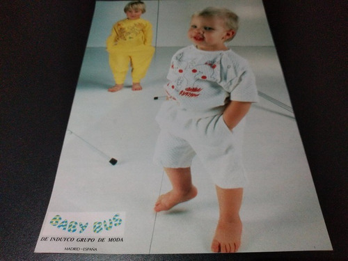 (pb748) Publicidad Clipping Ropa Bebes Baby Bus