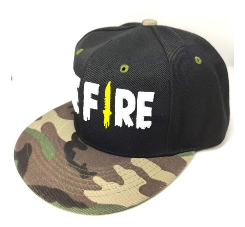 Imagen 2 de 2 de Gorra Free Fire Heroico Gamer Unitalla Camuflaje Con Envio