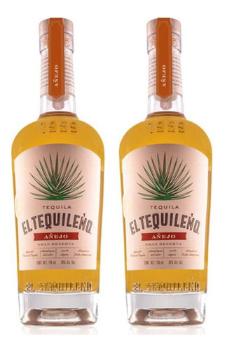 Pack De 2 Tequila Tequileño Añejo Gran Reserva 750 Ml