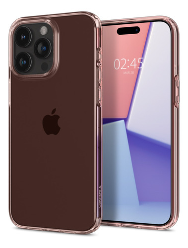 Case Spigen Crystal Flex iPhone 15 Pro Max ( Funda Flexible)