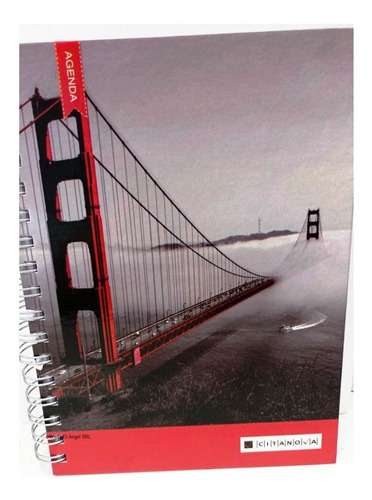 Agenda Diaria Citanova 16,5x22cm Espiral T Dura Golden Gate