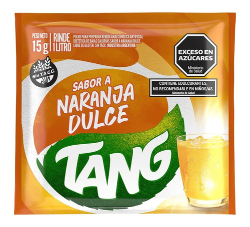 Jugo Tang Naranja Dulce Caja 20 Sobres 18 Grs