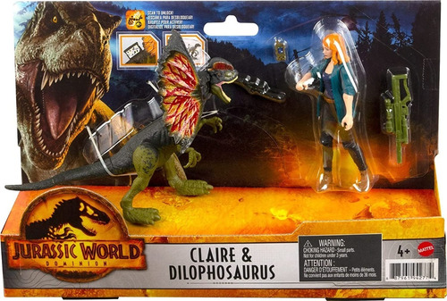 Claire Y Dilophosaurus Jurassic World