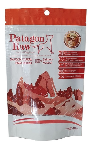 Snack Natural Para Perros Patagon Raw Salmon