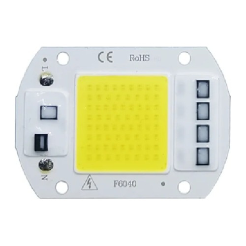 Led Cob, 50w, 127v Color A Elegir, No Necesita Driver