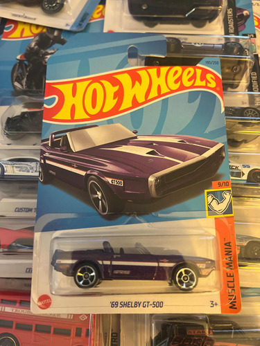 Hotwheels 69 Shelby Gt -500