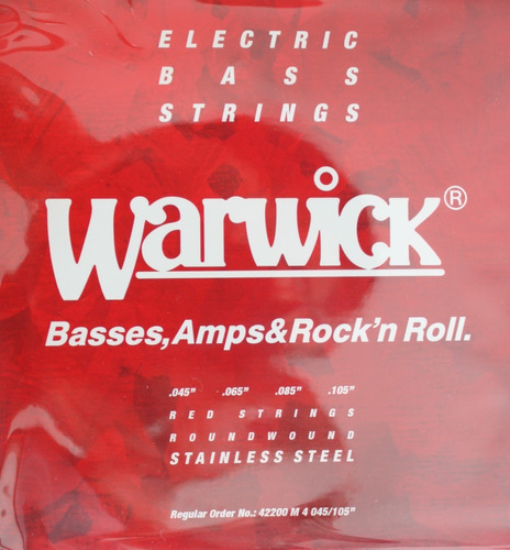 Cuerdas Para Bajo Eléctrico Warwick Red Label 4