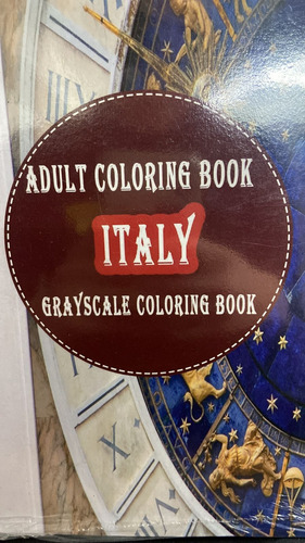 Livro Adult Coloring Book Italy - Desconhecido [0000]