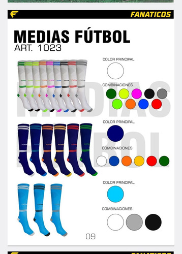 Promo Pack 12 Pares Medias Futbol Marca Fanáticos