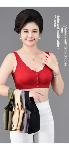 Sujetador De Encaje Sin Cables, Talla Grande, Ropa Interior