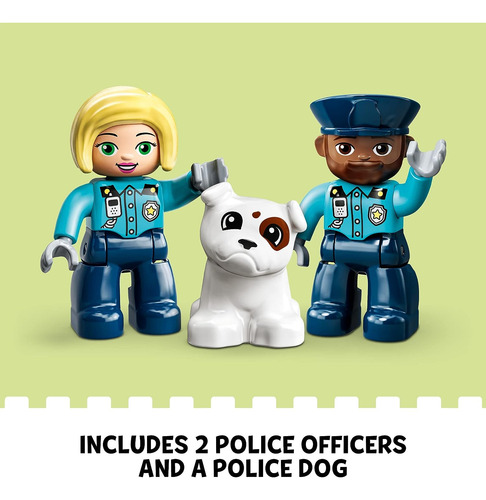 Lego Duplo Rescue Police Station 10959 Push Go Cot Juguete C