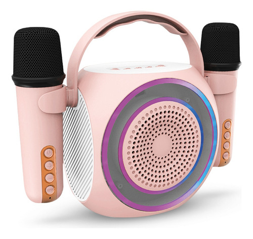 Parlante Portatil Con Karaoke Soul Plt-i40 Color Rosa