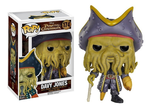 Funko Pop Davy Jones #174 Piratas Del Caribe (Usado)