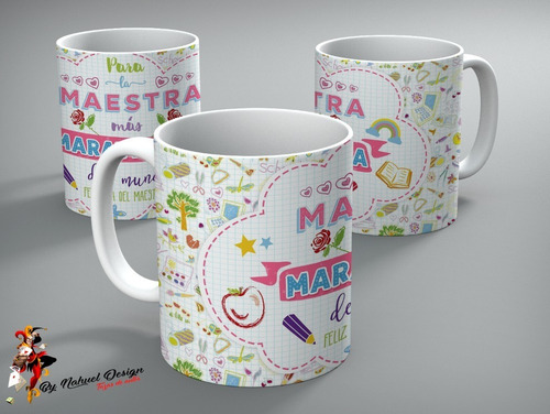 Taza De Ceramica Dia Del Maestro 01